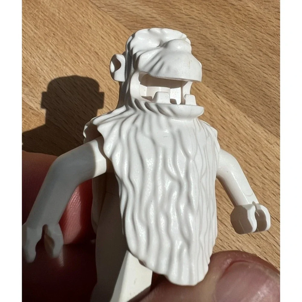 LEGO White Yeti Monster Figure Wampa Style Bigfoot Creature Rare